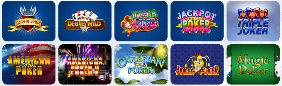 Video Poker ELITE SLOTS CASINO