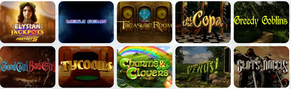 I Jackpot su ELITE SLOTS CASINO